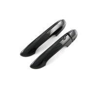YYGGWL Tailgate Compatible with MG Mulan MG4 2022-2024 RHD Single Hole 1-Sensor Right-Hand Drive Door Handle Cup Anti-Scratch Protective Cover Boot Handle(2 Doors Carbon Fiber Pattern)