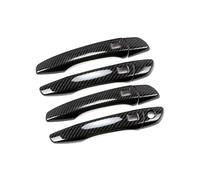 YYGGWL Tailgate for 2018-2022 Berlingo Single Hole Door Handle Cover Anti-Scratch Upgrade Accessories Boot Handle(Four smart Carbon Fiber,Left)