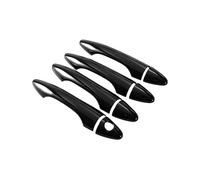 YYGGWL Tailgate for IX35 2009-2017 Single Hole Door Handle Decoration Bowl Modification Anti-Scratch Accessories Car Handle Guard Trim Boot Handle(Bright Black)