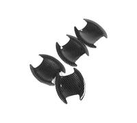 YYGGWL Tailgate for IX35 2009-2017 Single Hole Dual Smart Door Handle Decoration Bowl Anti-Scratch Modification Accessories Car Handle Guard Boot Handle(Small Door Bowl Carbon Fiber)