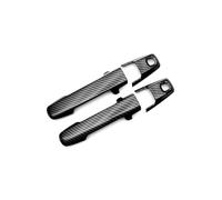 YYGGWL Tailgate for Suzuki Smile 2022-2024 Chrome Trim Door Handle Cover Decorative Anti-Scratch Protector Accessories Boot Handle(Smart Carbon Fiber Pattern)