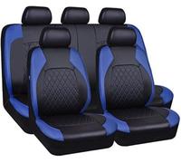 Yygjwyw Car Leather Seat Covers for Skoda Enyaq iV 80/Enyaq iV 60/Enyaq Sport iV 80/Praktik/Rapid/Rapid Spaceback/Roomster, Front Rear Seats Cushion Protector Covers Nonslip Interior Accessories