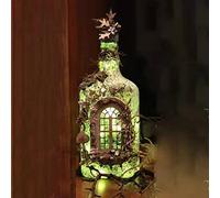 YYHH Luminous Wine Bottle, Creative Luminous Wine Bottle Resin Crafts Mystical Forest Stories, Light Wine Bottle lamp Home Decoration for Bedroom bar Desk Jewelry Accessories