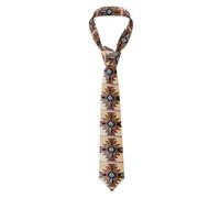 YYHHAOFA Aboriginal People Graphics Picture Men's Necktie for Business, Daily Wear, Work, Birthdays, Weddings, Parties, Banquets Easy Care 57X3.1 In