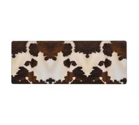 YYHHAOFA Abstract Cow Skin Prints Mouse Pad 12x31.5in