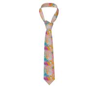 YYHHAOFA Abstract oil painting Picture Men's tie classic style suit cravat suitable for holidays and work