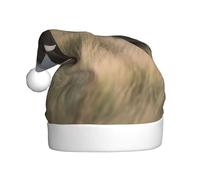 YYHHAOFA African Elephants in the Grasslands Pattern Christmas Hat for Adult Halloween party usage