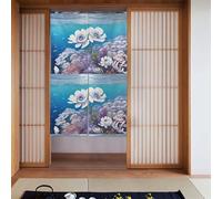 YYHHAOFA Anemone in the Holy Picture Curtain 2 Pcs Spliced 34x56in Good Drape, Smooth and Not Easily Wrinkled, Fabric curtains, room dividers