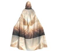 YYHHAOFA Angel'S Wings Pattern Halloween Adult Hooded Cape Men'S And Women'S Clothing Mantle Role-Playing
