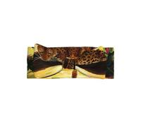 YYHHAOFA Animals Tiger Prints Baby Bow Throw - Soft & Stretchy Nylon-Spandex Headband for Newborns 0-6 Months - Ideal Shower Gift