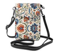 YYHHAOFA Antique Orientalist Art Pattern Small Leather Women'S Crossbody Flip Phone Bag, Waterproof And Durable