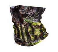 YYHHAOFA Bear Prints Active Head Wrap - Seamless, Quick-Drying Neck Gaiter for Outdoor Adventures & Stylish Everyday Wear