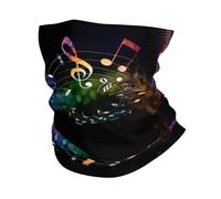 YYHHAOFA Beautiful colorful notes Prints Multifunctional Sport Headband - Seamless, Breathable, Quick-Dry Throw for Hiking, Biking & Travel