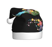 YYHHAOFA Beautiful flowers rainbow bridge Pattern Christmas Hat for Adult Making It a Fun and Durable Gift for Men and Women
