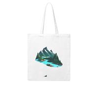 YYHHAOFA Beautiful mountains and rivers Prints Woman Canvas Tote Bag Strong and durable for traveling, shopping, Daily One Size