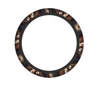 YYHHAOFA Bengal Tiger Prints Steering Wheel Cover - Quality Neoprene Throw for Universal Vehicles, Durable Grip & Protection, Non-Slip Design, Heat & Cold Resistant, Easy Care