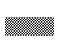 YYHHAOFA Black and white checkered Mouse Pad 12x31.5in Extended Desk Mat