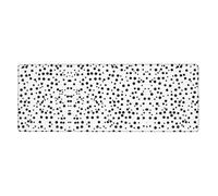 YYHHAOFA Black And White Polka Dot Mouse Pad 12x31.5in Extended Desk Mat