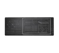 Yyhhaofa Blackboard Math Printed Extra Large Mouse Pad, Computer Office Anti Slip Gaming Keyboard Thickened Version 12x31.5in