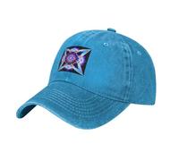 YYHHAOFA Blue Cowboy Baseball Cap Four Dimensional Space Printed Adjustable Cotton Hat for Men & Women, Breathable & Stylish