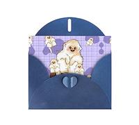 YYHHAOFA Blue Cute Golden Monkey Pearl Paper Holiday Card Greeting Card Suitable For Christmas, Party Invitations