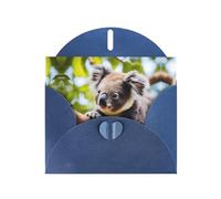 YYHHAOFA Blue Greeting Card A little koala Picture for Christmas, Children's Birthday, Valentine's Day, and Party Invitation