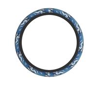 YYHHAOFA Blue sky and white clouds Prints Steering Wheel Cover - Quality Neoprene Grip, Durable Protector for Cars, Trucks & SUVs, Easy Installation