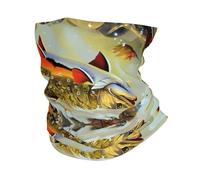 YYHHAOFA Brook Trout Fly Fishing Prints Multifunctional Sport Headband - Seamless, Breathable, Quick-Dry Throw for Hiking, Biking & Travel