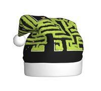 YYHHAOFA Butterfly in the maze Printed Christmas Hat for Adult Soft and Fluffy Brim, Lightweight Comfort