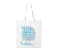 YYHHAOFA Butterfly in the mirror Prints Woman Canvas Tote Bag Strong and durable for traveling, shopping, Daily One Size
