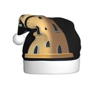 YYHHAOFA Butterfly on the top of the tower Pattern Christmas Hat for Adult Making It a Fun and Durable Gift for Men and Women