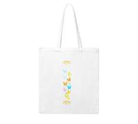 YYHHAOFA Butterfly on the wind chime Prints Woman Canvas Tote Bag Strong and durable for traveling, shopping, Daily One Size