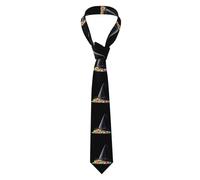 YYHHAOFA Candy under the witch hat Picture Men's Necktie for Business, Daily Wear, Work, Birthdays, Weddings, Parties, Banquets Easy Care 57X3.1 In