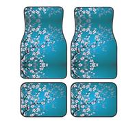 YYHHAOFA Car Foot Mat Four-Piece Set: Universal Fit Non-Slip Floor Mats