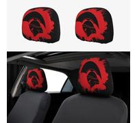 YYHHAOFA Car Headrest Cover 2 Pcs Elastic Fit, Easy Install, Breathable