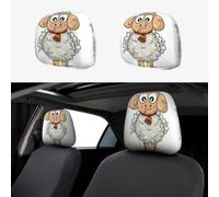YYHHAOFA Car Headrest Cover 2 Pcs Protect Your Vehicle's Interior