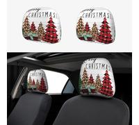 YYHHAOFA Car Headrest Cover 2 Pcs Protect Your Vehicle's Interior