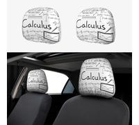 YYHHAOFA Car Headrest Cover 2 Pcs Protect Your Vehicle's Interior