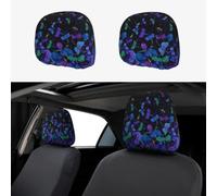 YYHHAOFA Car Headrest Cover 2 Pcs Protect Your Vehicle's Interior