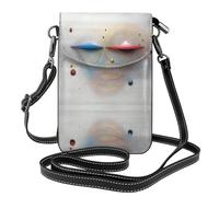 YYHHAOFA Chaos Theory Pattern Small Leather Women'S Crossbody Flip Phone Bag, Waterproof And Durable