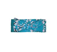 YYHHAOFA Cherry Blossom Prints Baby Bow Throw - Soft & Stretchy Nylon-Spandex Headband for Newborns 0-6 Months - Ideal Shower Gift
