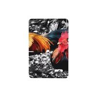 YYHHAOFA Chicken Rooster Prints Rectangle Car Air Fresheners Cards Set of 6 Pieces : Hanging Scented Cards for bedroom Bathroom Car Interior Decor