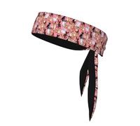 YYHHAOFA Chiwawas Dog Pink Printed Sports Double-Sided Headscarf Quick Drying, Moisture Wicking for Women, Girls, and Men