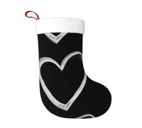 YYHHAOFA Christmas decorative Stocking socks Tough love Picture Soft, fluffy, and durable for Halloween, holiday gatherings, etc