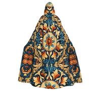 YYHHAOFA Classical patterns Prints Halloween Adult Hooded Cloak is a super large, comfortable, and durable cloak designed for adults