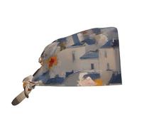 YYHHAOFA Cleaning Working Cap Beautiful Pylons in The Distance Picture Chef Hat for Women & Men, Adjustable, Breathable Black