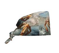 YYHHAOFA Cleaning Working Cap Small Crab in The sea Picture Chef Hat for Women & Men, Adjustable, Breathable Black