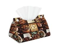 YYHHAOFA coffee collage Prints High-grade Long Tissue Box Cover