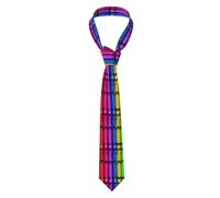 YYHHAOFA colored crayons Picture Men's Necktie for Business, Daily Wear, Work, Birthdays, Weddings, Parties, Banquets Easy Care 57X3.1 In