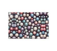 YYHHAOFA Colored Pearls Prints Placemats Set of 6 12x18in - Create Cozy Table Settings for Everyday Moments & Special Gatherings
